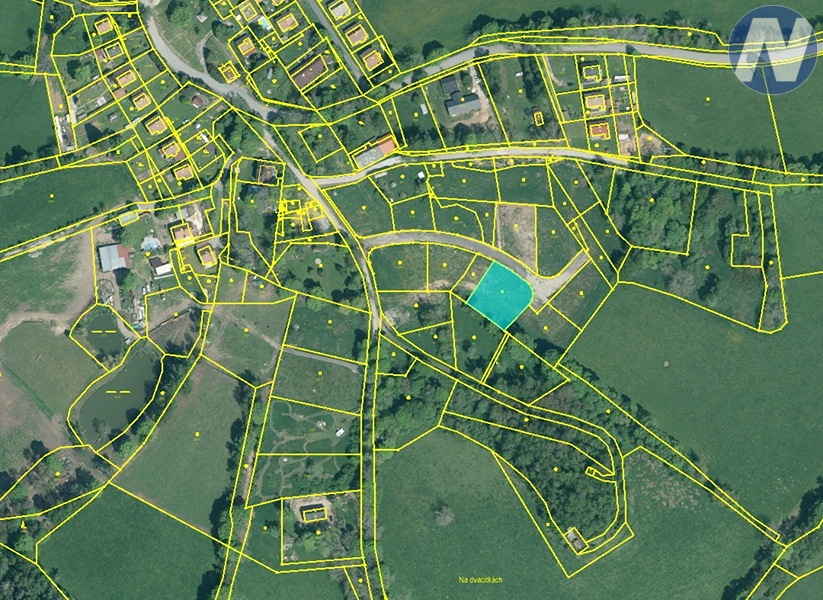 Křišťanovice, stavební parcela u Prachatic,1123 m2 - 3
