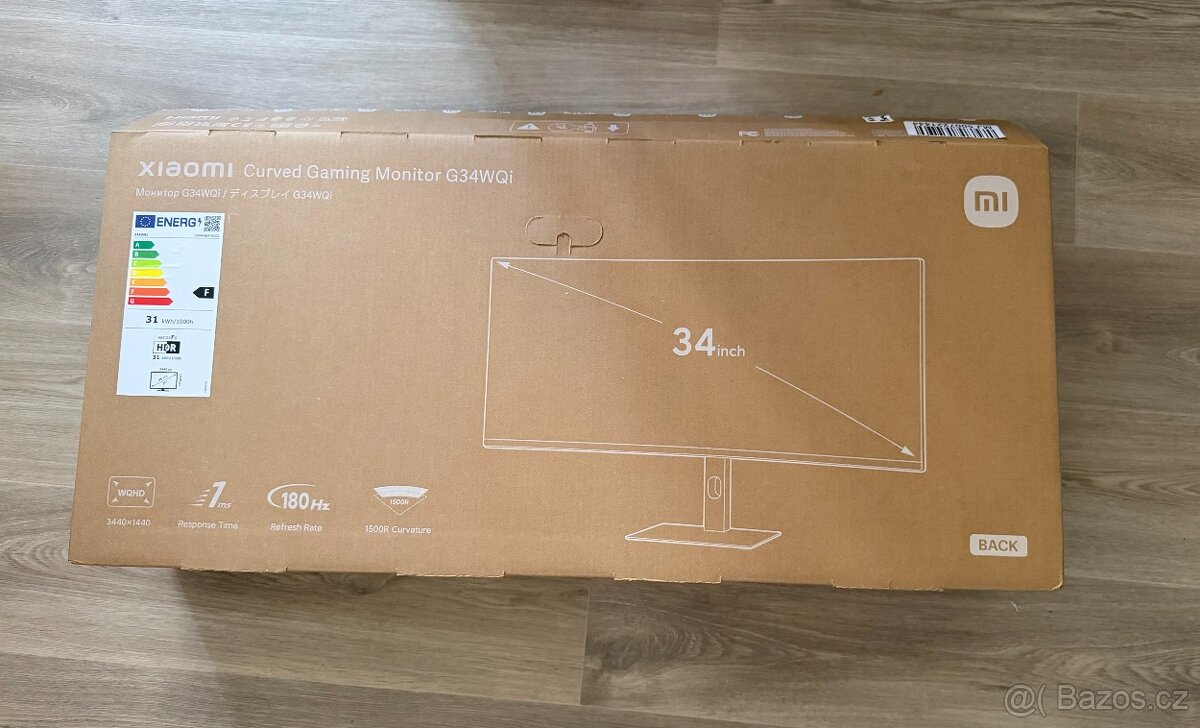 Herní monitor Xiaomi 2K Curved Gaming Monitor G34WQi - 3