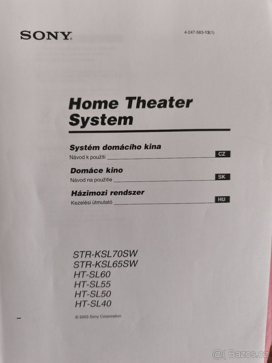 SONY HT-SL40 - 3