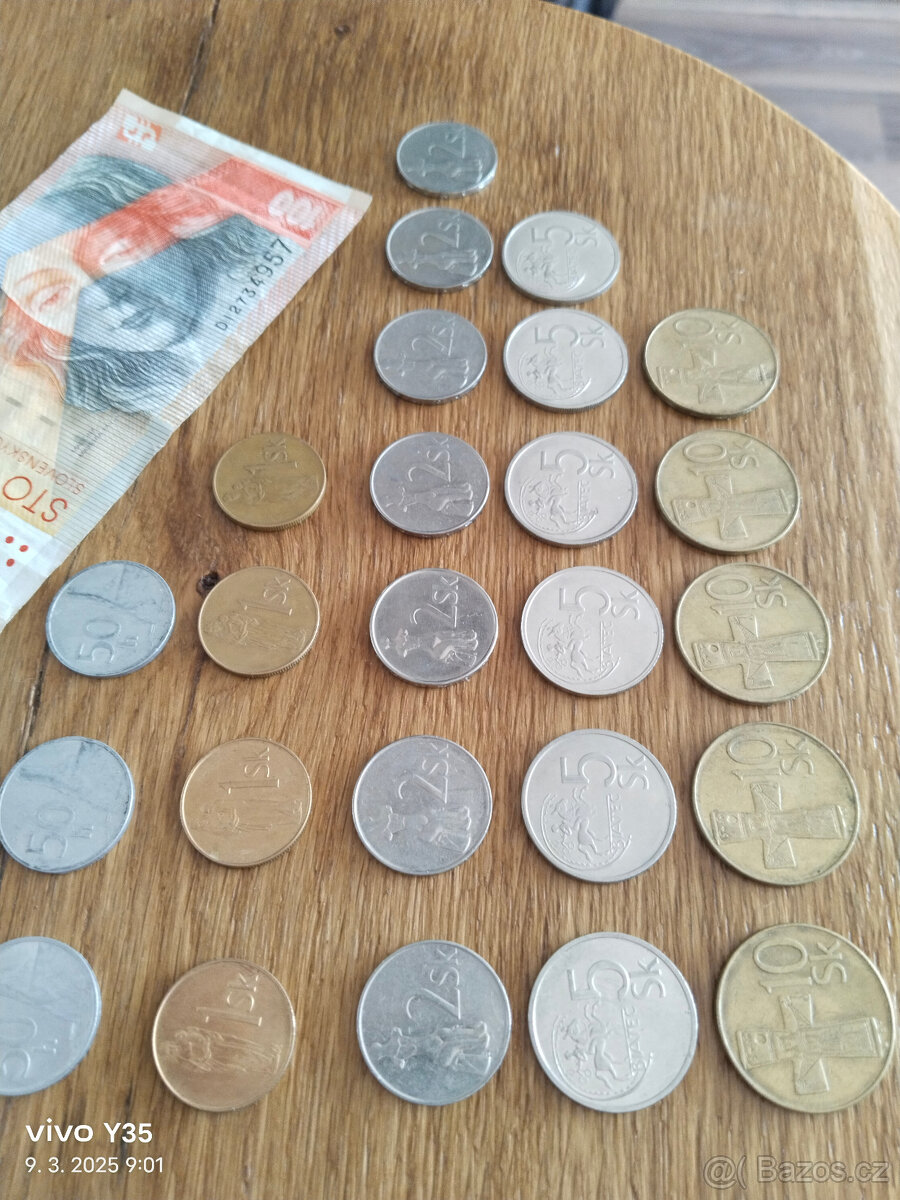 Slovenská republika mince a bankovka 33ks - 3