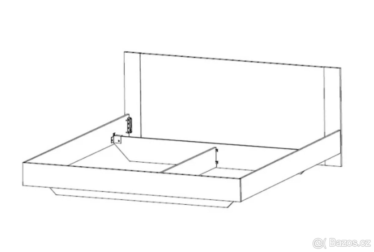 Postel a noční stolky Asko - 3