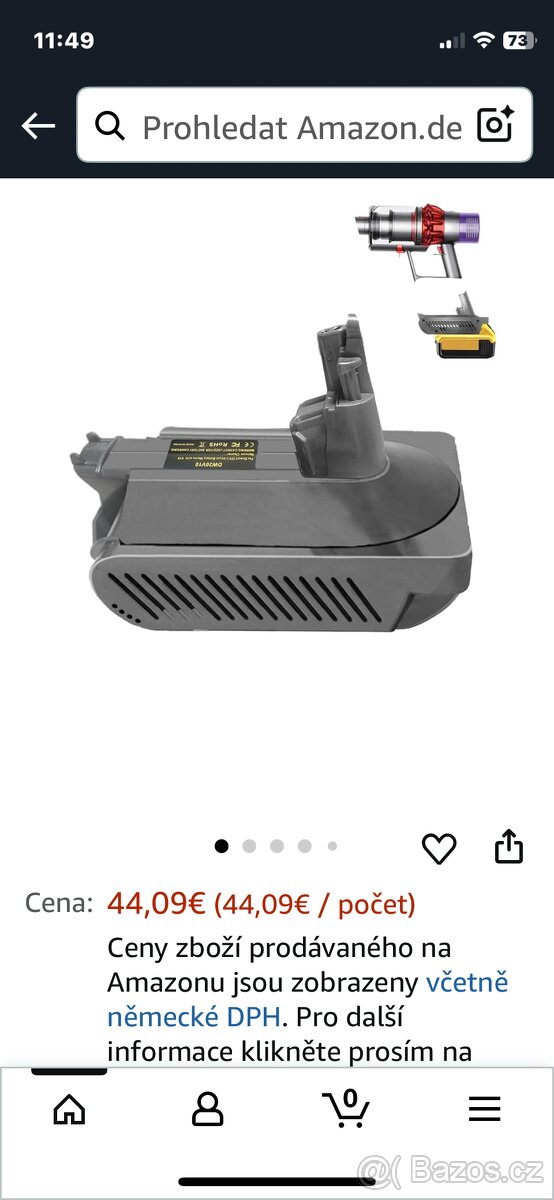 Náhradní baterie Dyson - 3