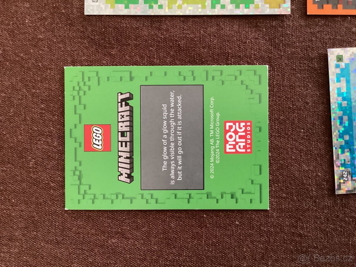 Lego Minecraft TCC sběratelské karty 28ks - 3
