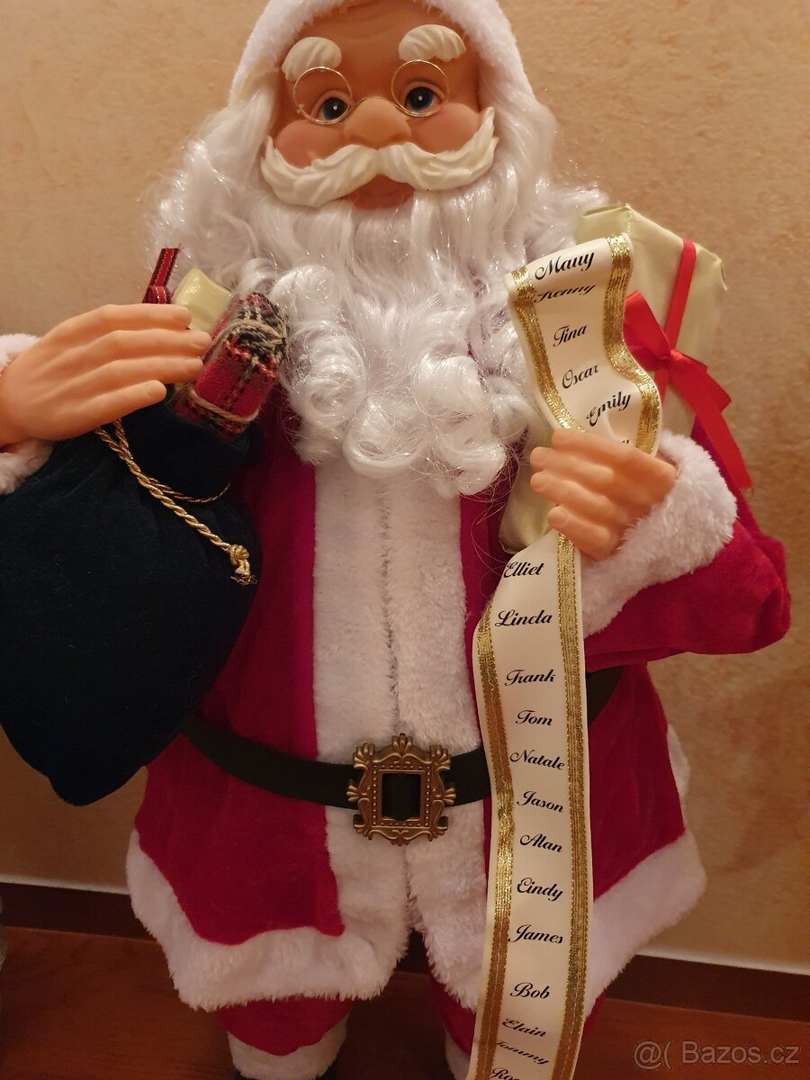 Dekorace - Vánoční Santa Klaus - 3
