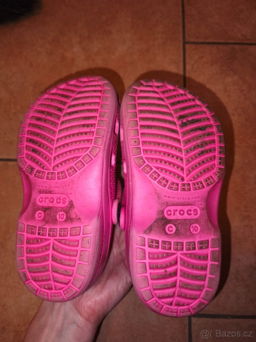 Růžové Crocs Comfort 15cm - 3