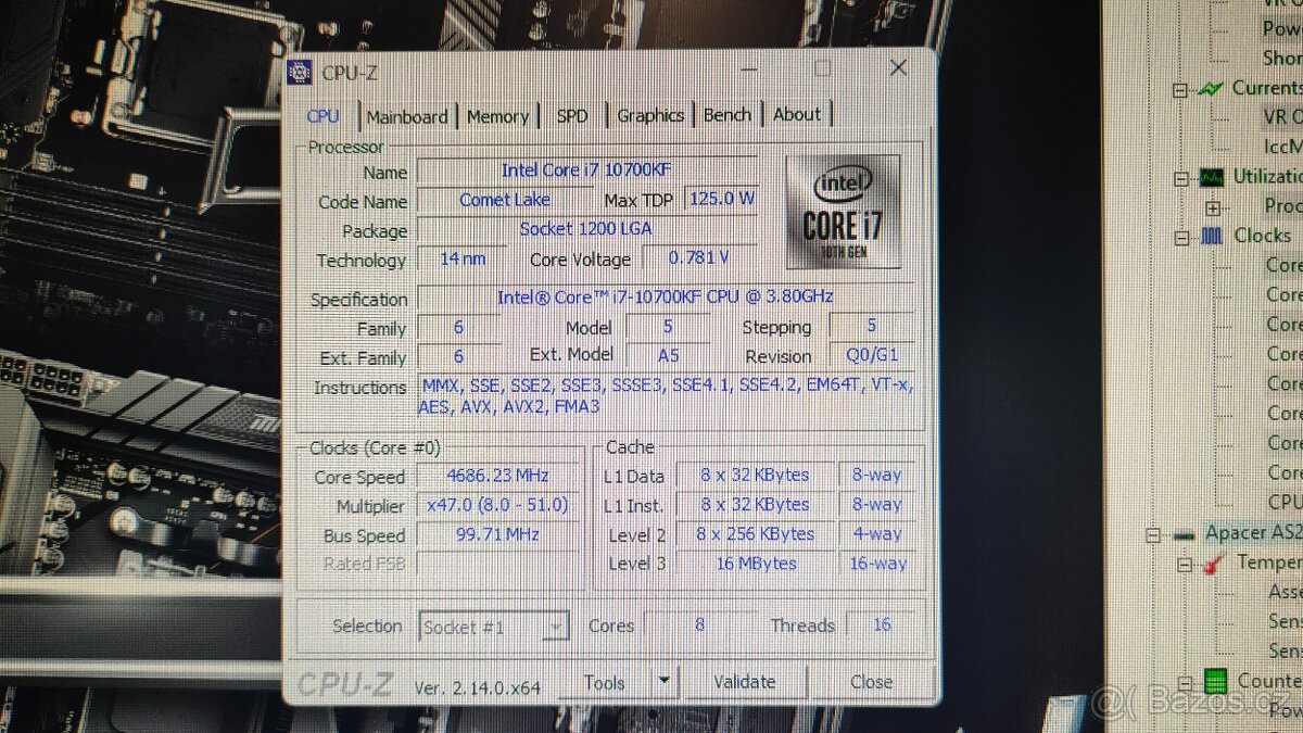 Intel Core i7-10700KF - 3