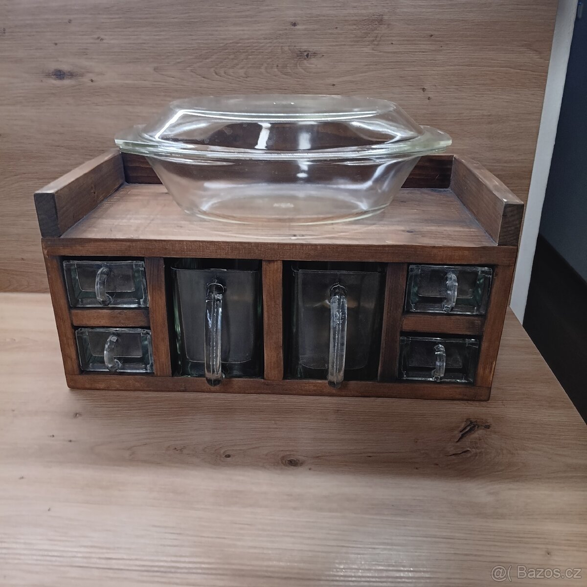 Dřevěný kuchyňský organizér - 3