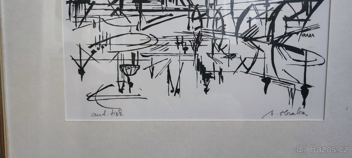 Obraz linořez PRAHA-Václav Hraba - 3