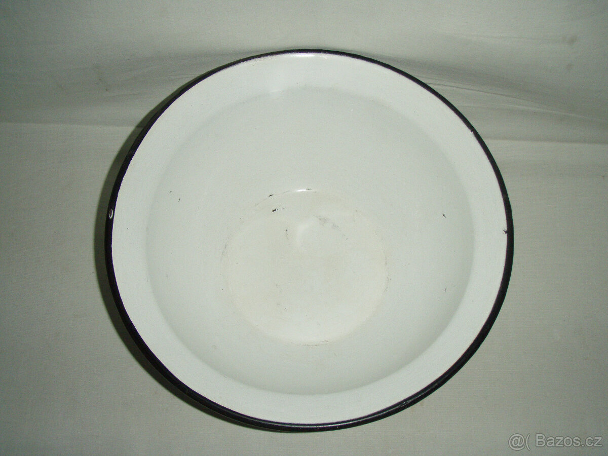 VELKÁ SMALTOVANÁ MÍSA S UCHY č.5 - 3