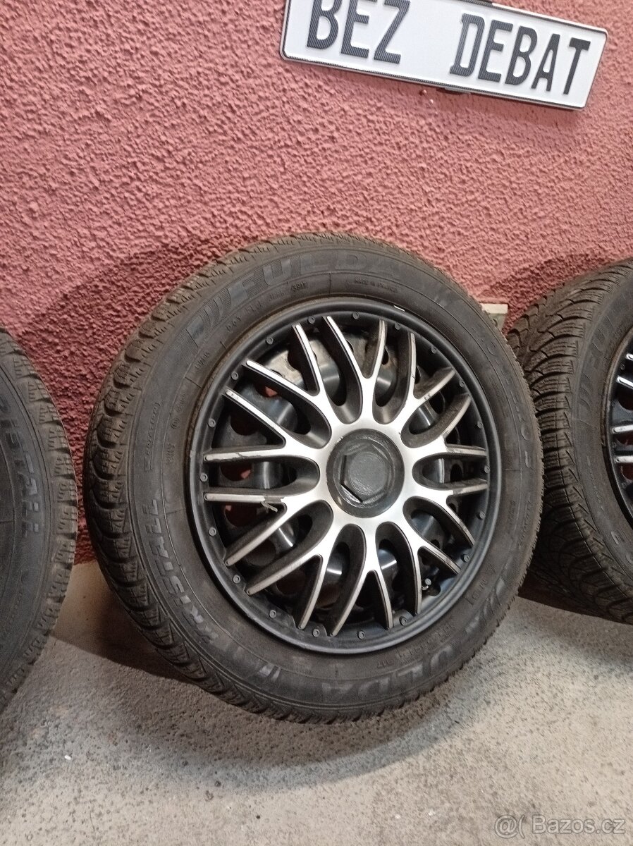 Plechové disky Mercedes 16" 5x112 zimní 205/55 - 3