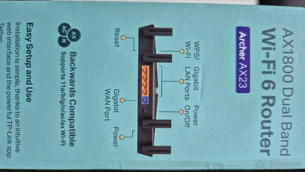 TP-LINK WIFI ROUTER 1.8GB/S - 3