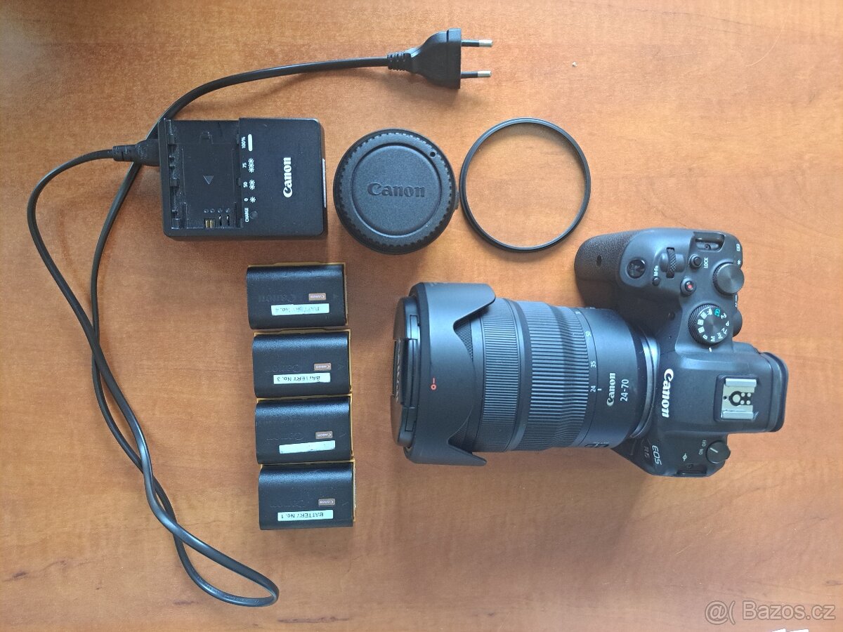 Digitální fotoaparát značky Canon R6 + objektiv, nabíjecí ba - 3