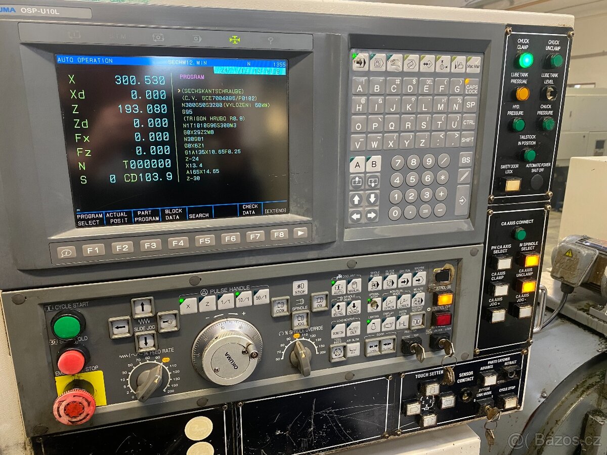 CNC sústruh , OKUMA ES - L8 ,, - M - 3