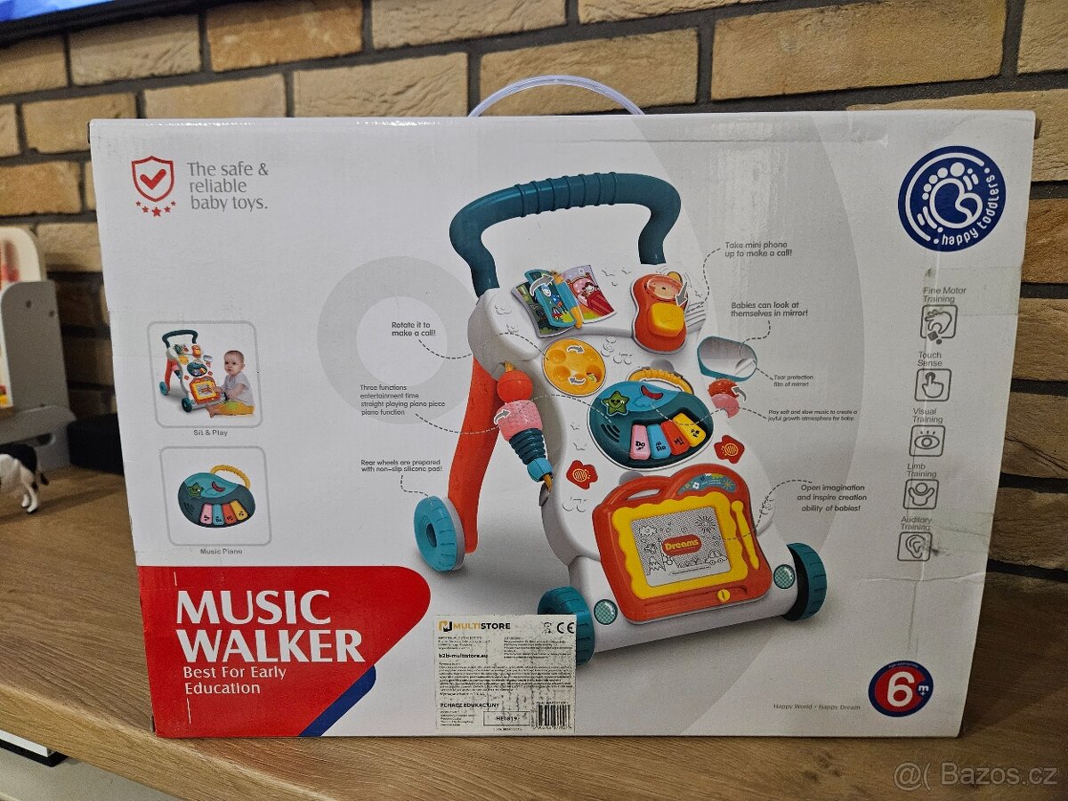 Interaktivní chodítko/odrážedlo Music Walker - 3