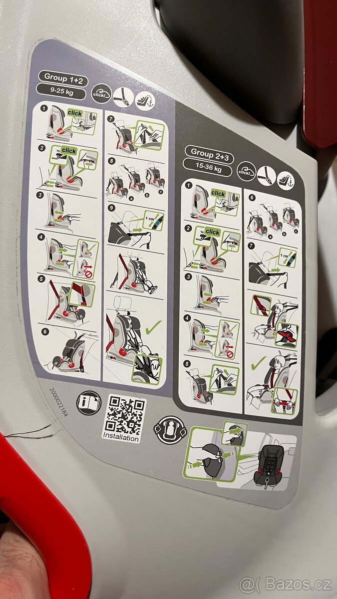 Britax Romer 9-36 kg izofix - 3