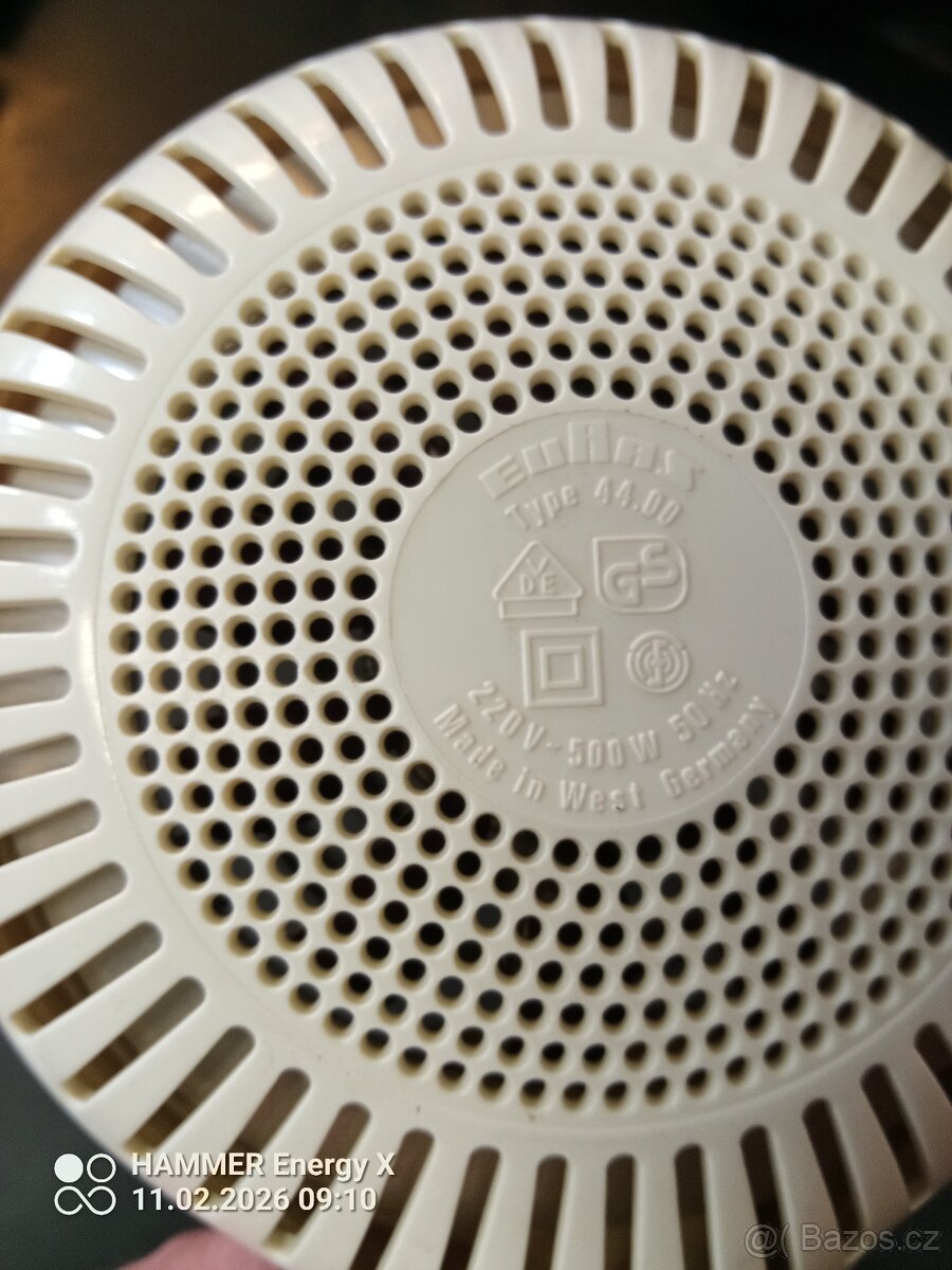 Vysoušeč vlasů ze 70. let "Euras Sonnenwind" - 3