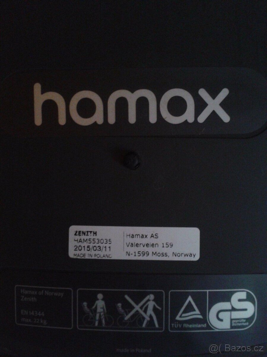 Dětská cyklosedačka Hamax Zenith Vzadu Pro holky - 3