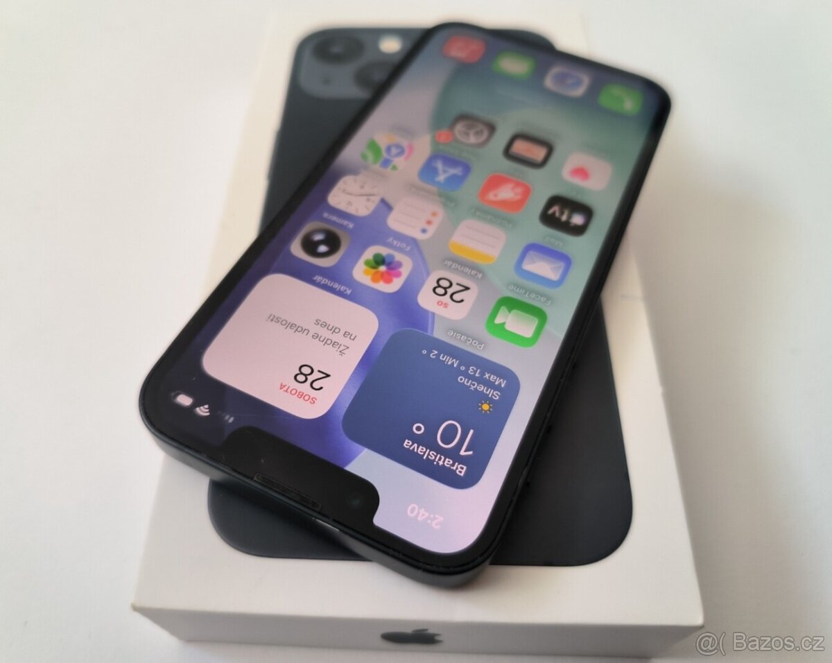 apple iphone 13 mini 128gb Midnight / Batéria 100% - 3