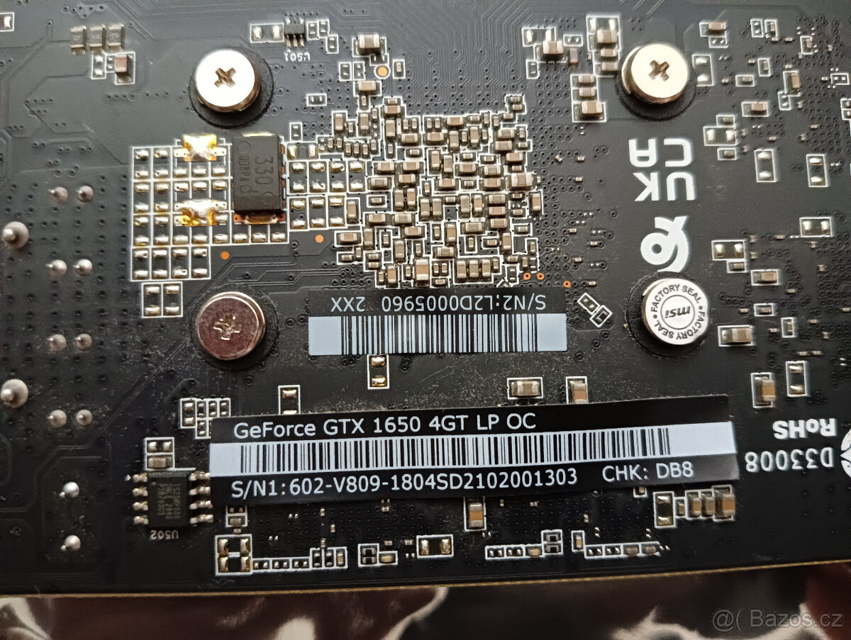 GPU MSI MSI GeForce GTX 1650 4GT LP OC - 3