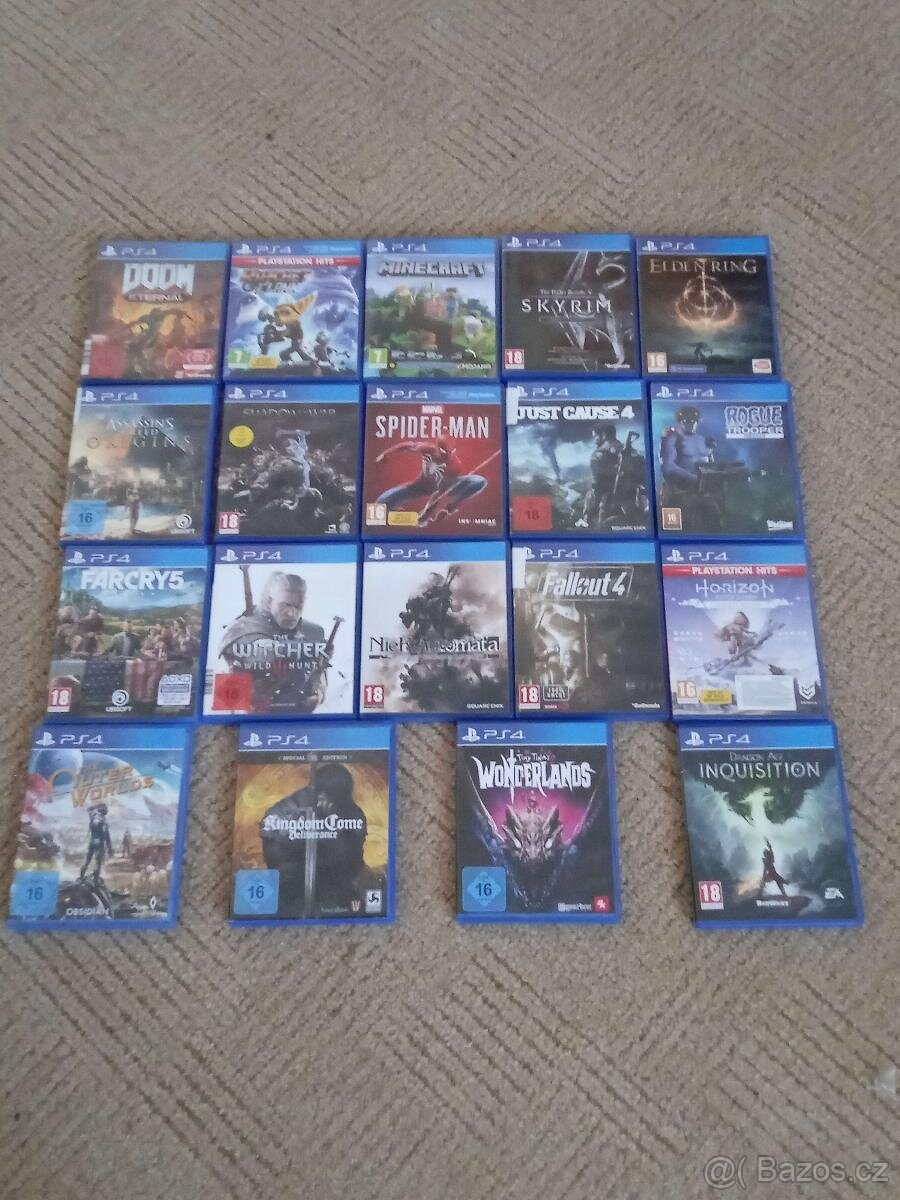 VÝMĚNA nebo prodej: Nabídněte. Playstation4 (PS4) hry - 3