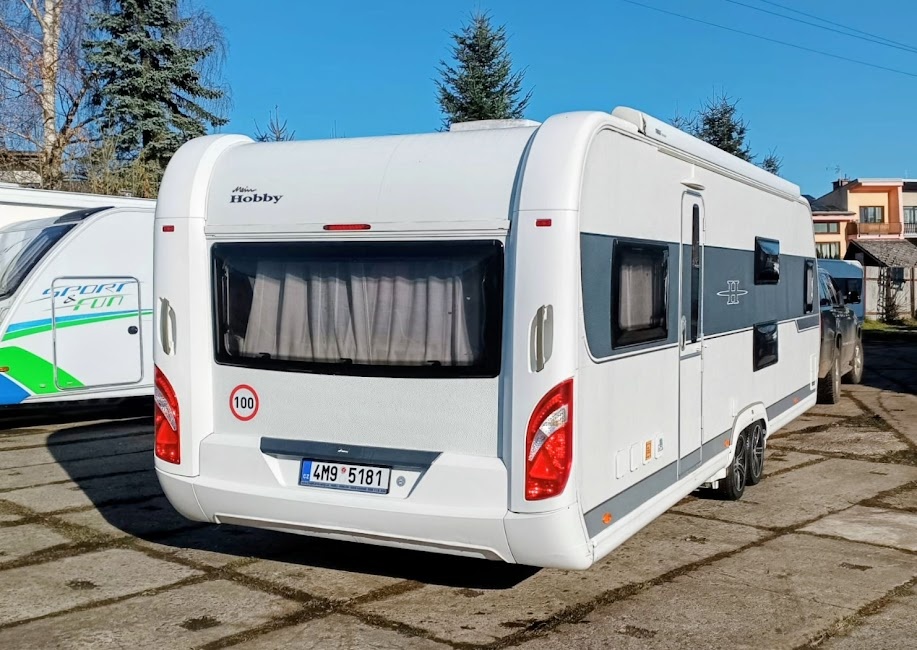 Hobby 720UKFE, solár, KLIMA, markýza, palandy, předstan - 3