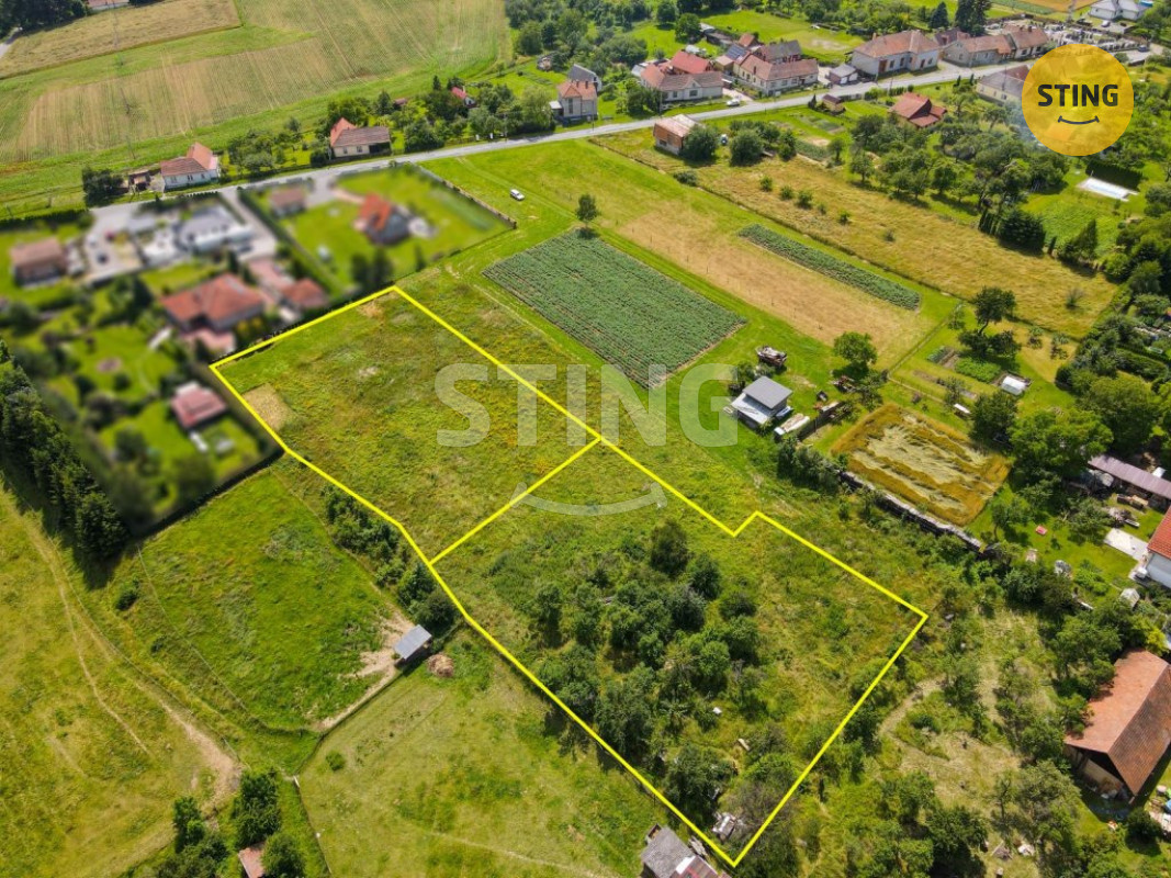 Prodej dvou stavebních pozemků 2836 m2, 126698 - 3
