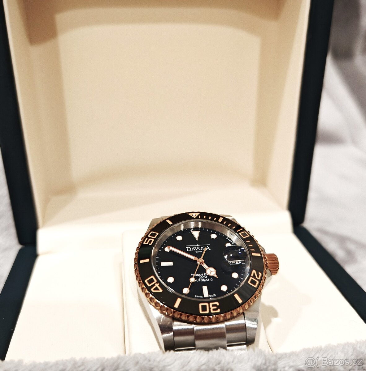 Švýcarské pánské automatické hodinky Davosa Ternos Ceramic - 3