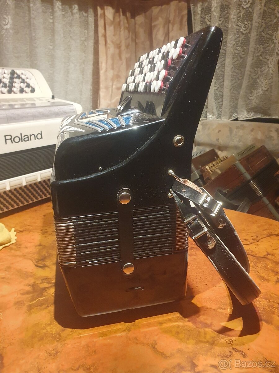 Knoflíková harmonika Weltmeister B Griff - 3