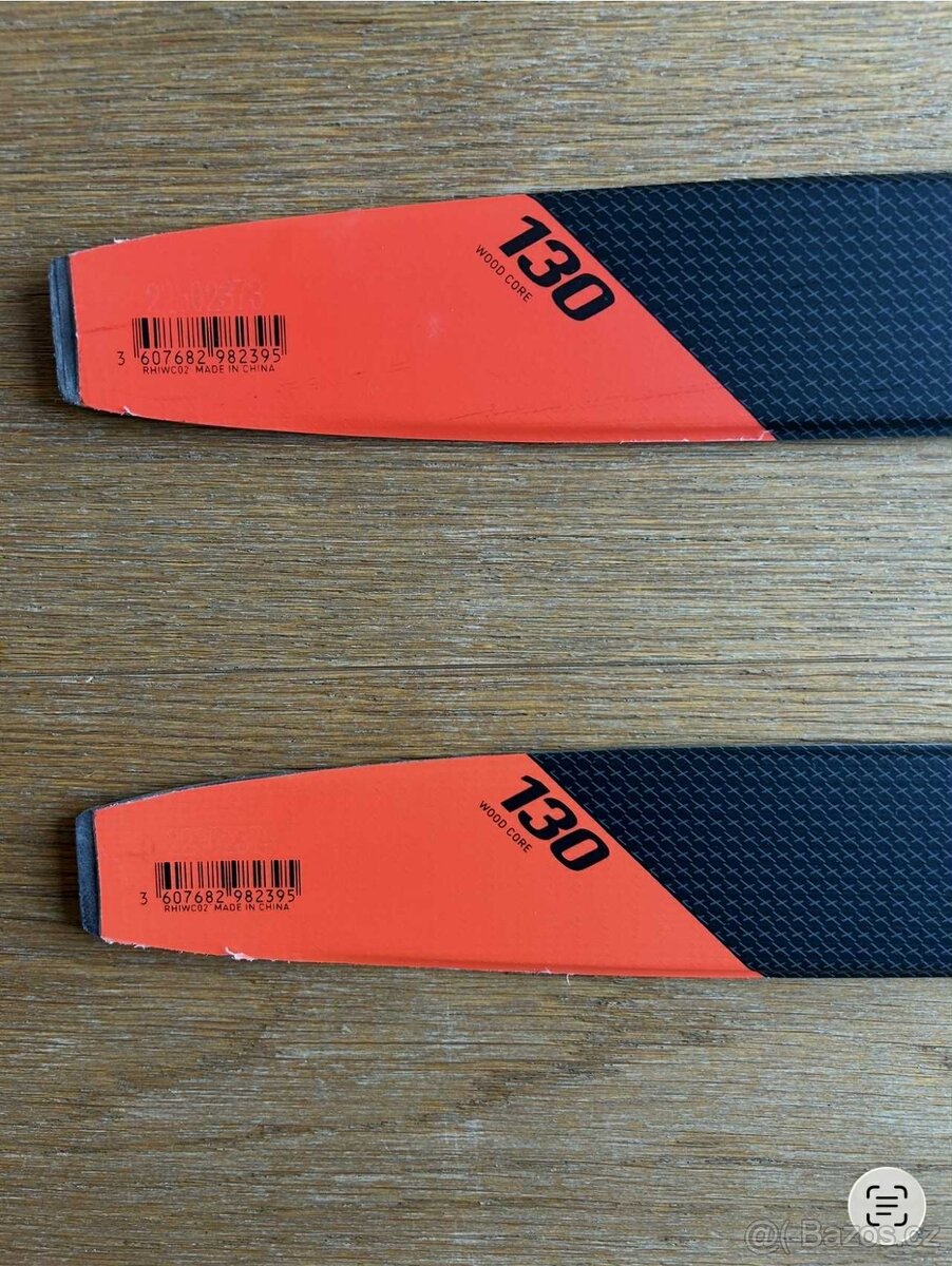 Prodám špičkové nové dětské běžky Rossignol 130 cm s vázáním - 3