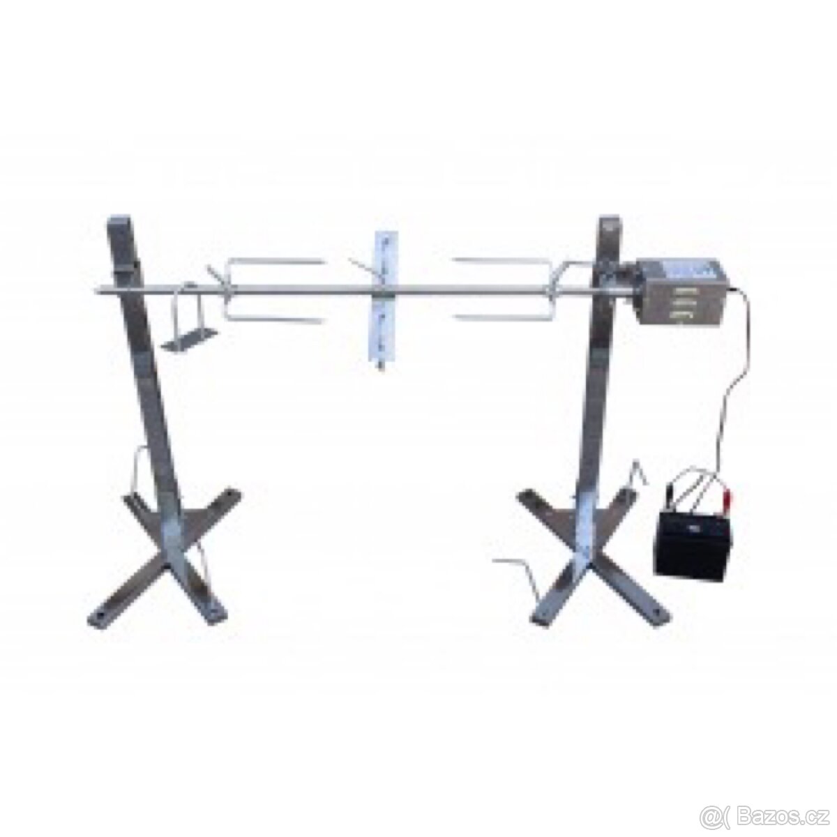 Rotační gril s motorem a stojanem - 3