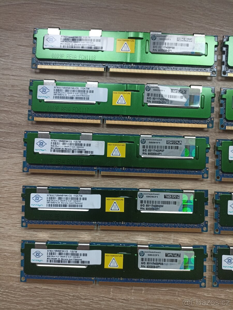 Serverová paměť Nanya 8GB DDR3 ECC 10 ks - 3