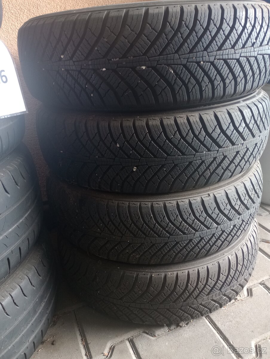 4x zimní pneu 185/70/14,profil 6+7.5mm - 3
