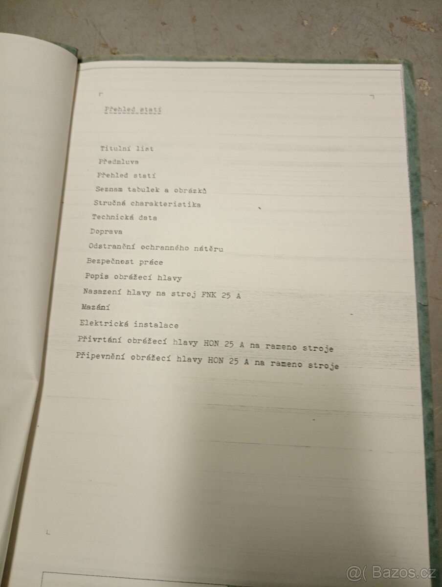 Manuál obrážecí hlava HON 25 A - 3