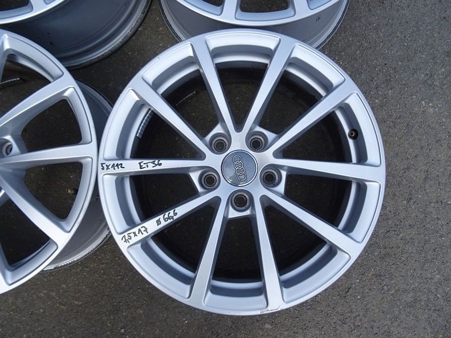 Alu disky origo Audi 17", 5x112, ET 36, šířka 7,5J - 3