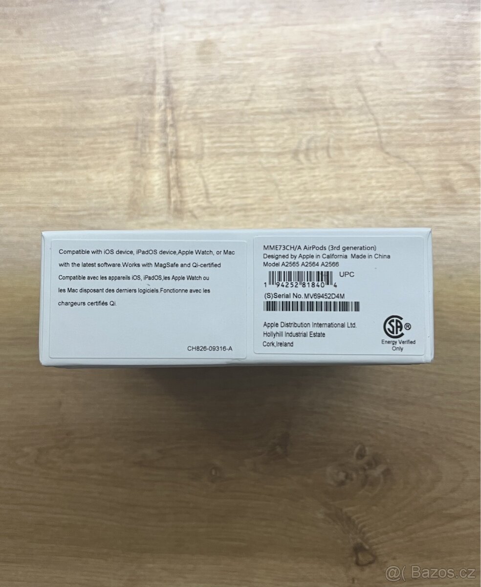 Apple AirPods 3.generace - 3