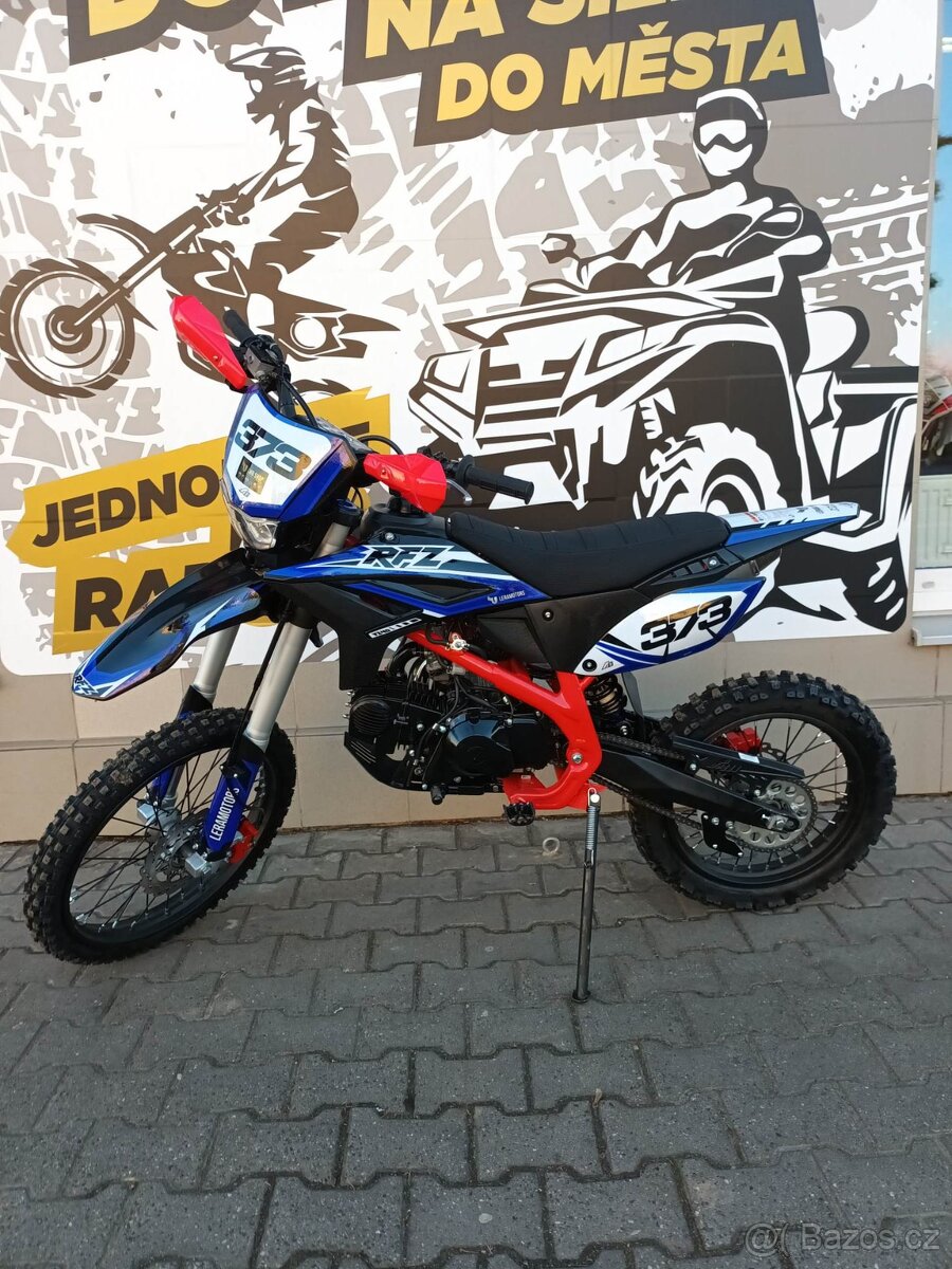 Pitbike Thunder 140cc 19x16 E-start červená - 3