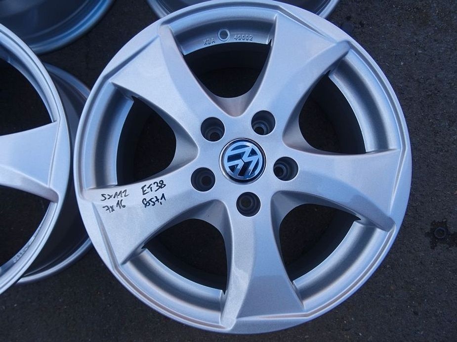 Alu disky na VW, Škoda 16", 5x112, ET 38, šířka 7J - 3