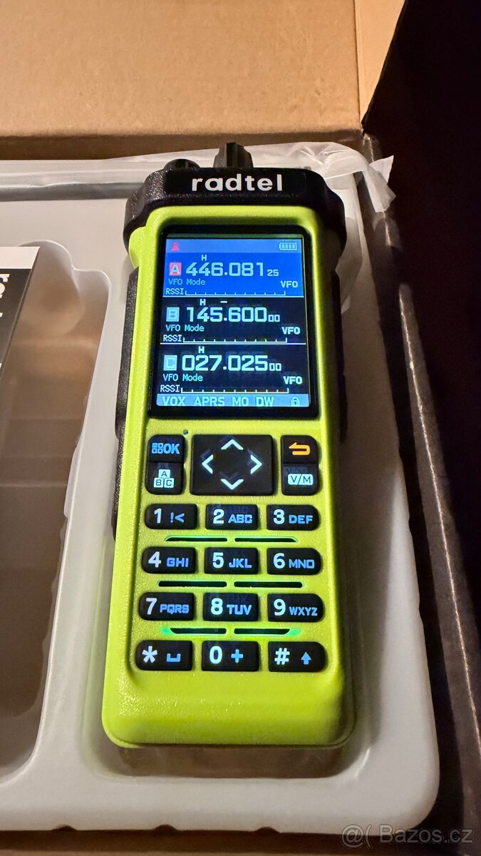 Radtel 950 PRO zeleny, novy, GPS, APRS, TOP - 3