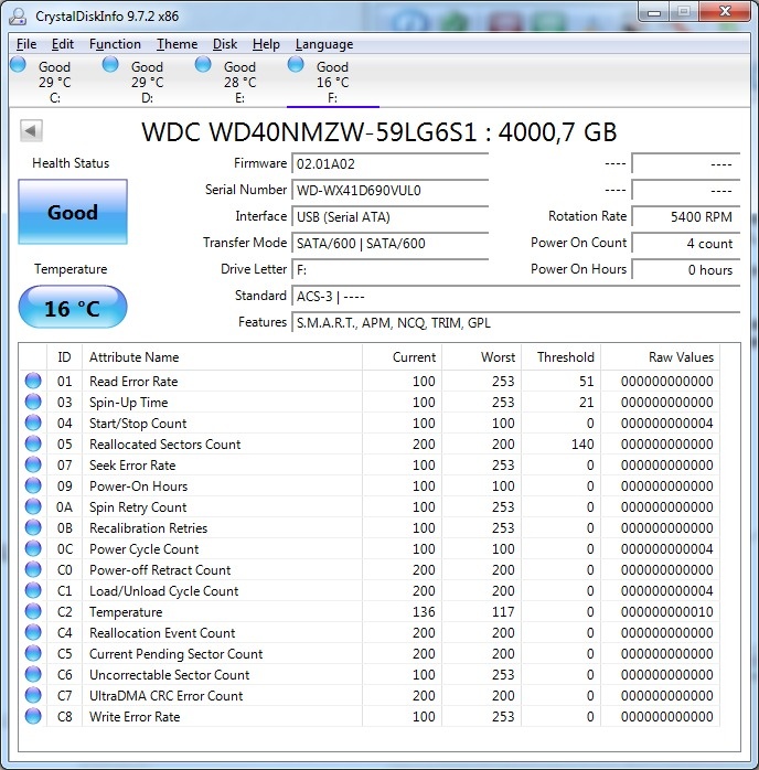 Externí USB 2.5" HDD WD. 2Tb 4Tb 5Tb - 3