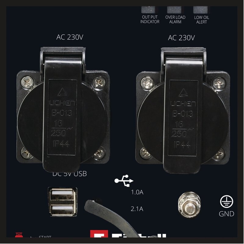 Generátor / elektrocentrála (benzín/plyn) TE-IG 1900 DF Einh - 3