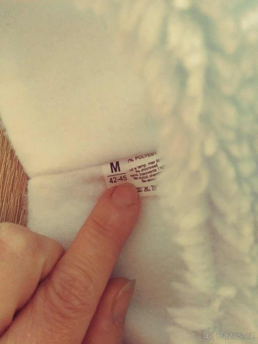 Kojenecká zimní čepice - vel. M (42-45) - 3