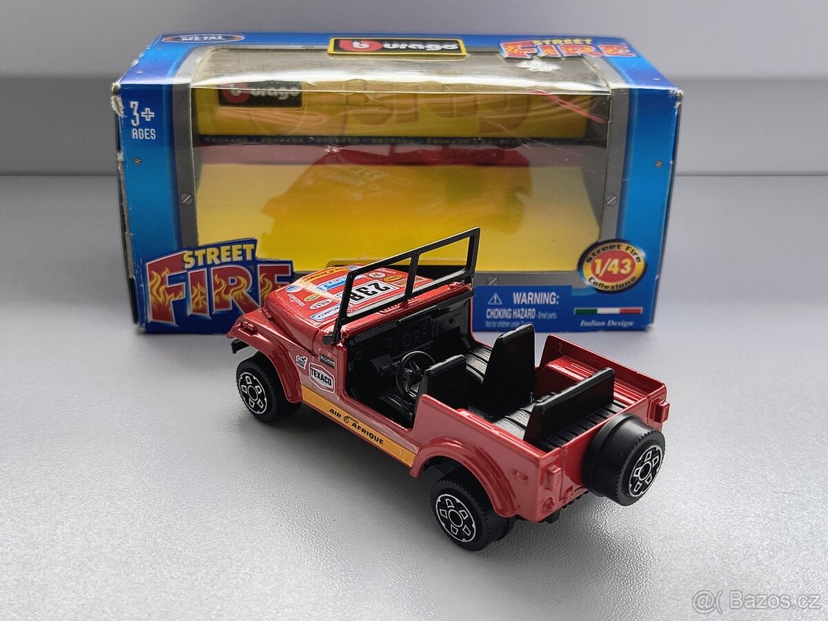 Model auta Jeep CJ7, Bburago 1:43 - 3