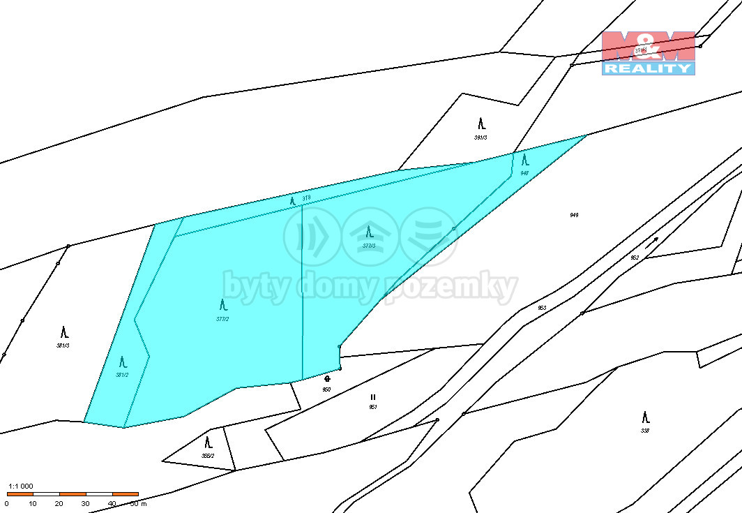 Prodej, les 8828m2, Olšany - 3