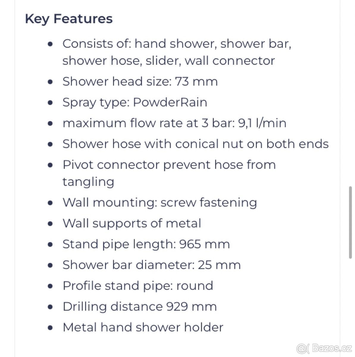 NOVÁ sprcha Axor One Shower Set - 3