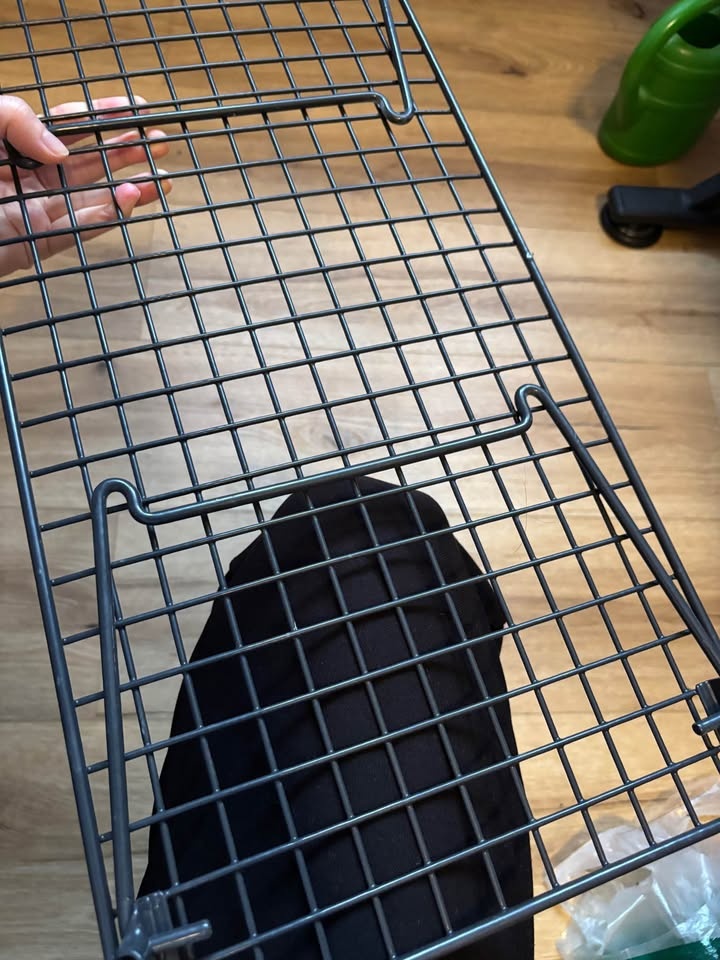 IKEA Grejig černý kovový botník - 3