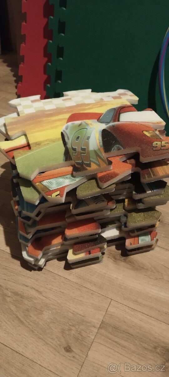 Pěnové puzzle autíčka - 3