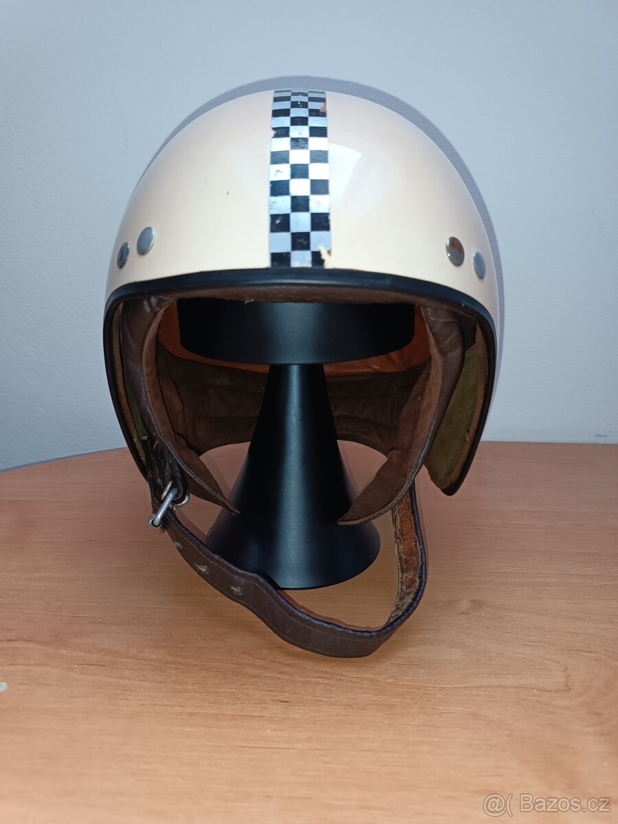 Stará přilba, helma - bílá - 3