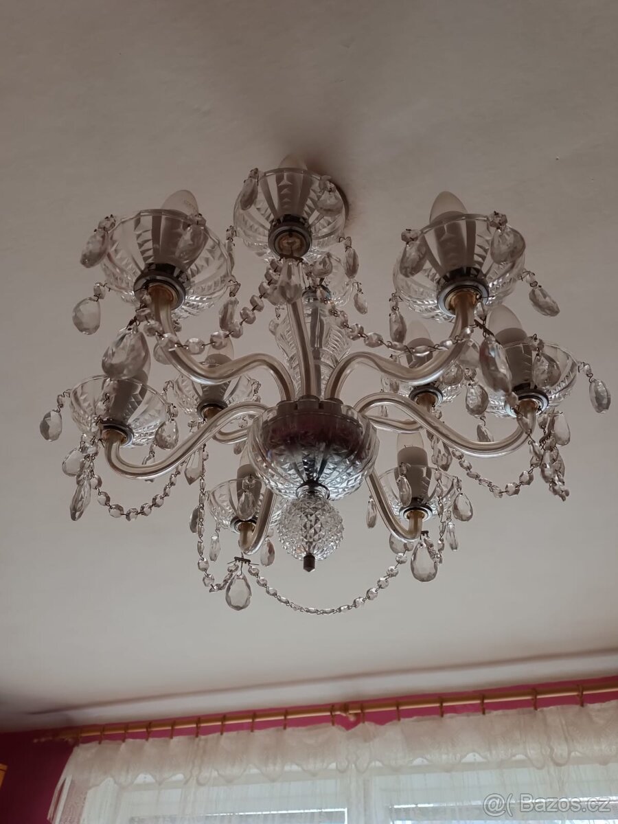 Křišťálový lustr 9 ramenný - 3