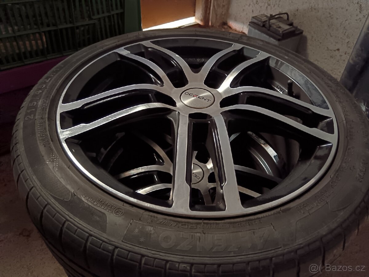 Prodám ALU kola 5x112 R17 + pneu - 3