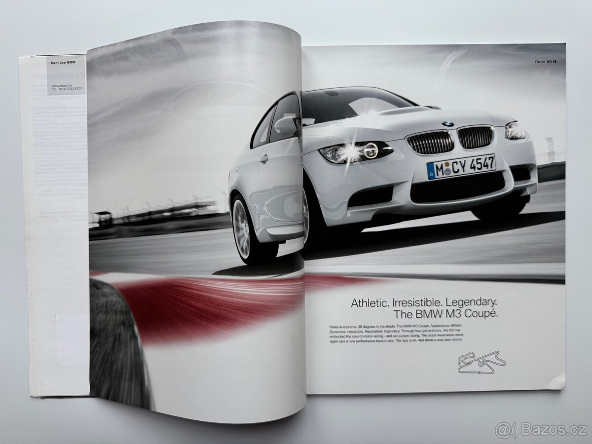 BMW M3 E92 prospekt - anglický prospekt - 3